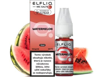 Liquid ELFLIQ Nic SALT Watermelon 10ml - 10mg