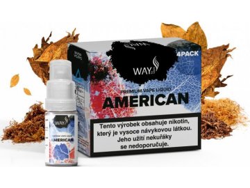 Liquid WAY to Vape 4Pack American 4x10ml-6mg