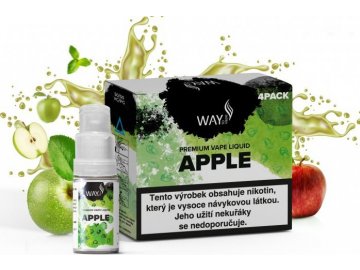 Liquid WAY to Vape 4Pack Apple 4x10ml-3mg