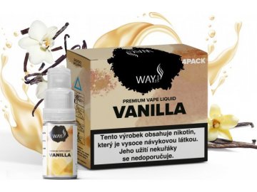 Liquid WAY to Vape 4Pack Vanilla 4x10ml-6mg