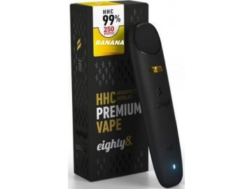 Eighty8 HHC Vaporizační pero, 99% HHC Vape Banana 0,5ml