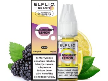 Liquid ELFLIQ Nic SALT Blackberry Lemon 10ml - 20mg