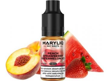 Liquid MARYLIQ Nic SALT Peach Strawberry Watermelon Ice 10ml - 20mg