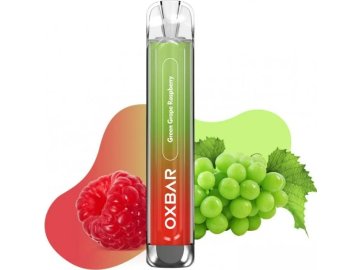 oxva oxbar c800 elektronicka cigareta green grape raspberry 16mg