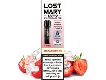23475 lost mary tappo pods cartridge 1pack strawberry ice 17mg