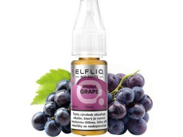 liquid elfliq nic salt grape 10ml 20mg cz