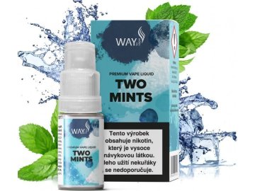liquid way to vape two mints 10ml 18mg