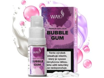 liquid way to vape bubble gum 10ml 3mg