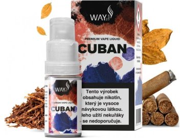 liquid way to vape cuban 10ml 3mg