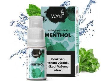 liquid way to vape menthol 10ml 0mg