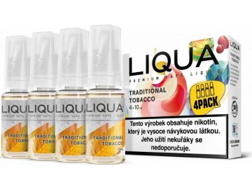 Liquid LIQUA CZ Elements 4Pack Traditional tobacco 4x10ml-12mg (Tradiční tabák)