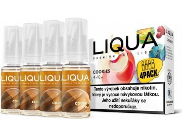 2841 1 liquid liqua cz elements 4pack cookies 4x10ml 3mg susenka
