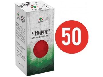 28474 liquid dekang fifty strawberry 10ml 0mg jahoda