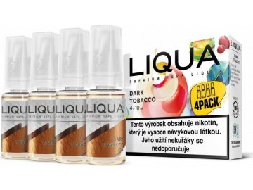 2853 1 liquid liqua cz elements 4pack dark tobacco 4x10ml 3mg silny tabak