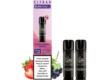 28607 elf bar elfa pods cartridge 2pack strawberry grape 20mg