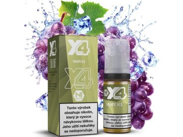 liquid x4 bar juice chladive hroznove vino grape ice 10ml 20mg