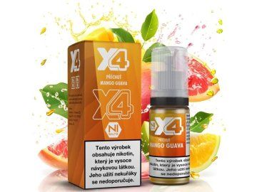 liquid x4 bar juice mango a guava mango guava 10ml 10mg