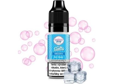 liquid dinner lady nic salt bubblegum ice 10ml 20mg