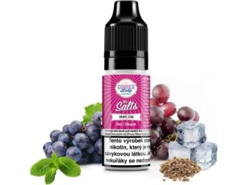 28742 liquid dinner lady nic salt grape star 10ml 20mg