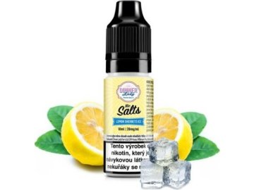 liquid dinner lady nic salt lemon sherbets ice 10ml 20mg
