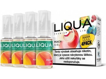 2877 1 liquid liqua cz elements 4pack peach 4x10ml 3mg broskev