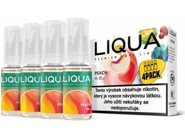 Liquid LIQUA CZ Elements 4Pack Peach 4x10ml-6mg (Broskev)