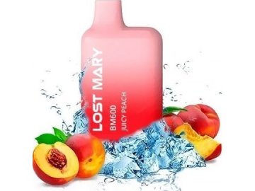 28817 lost mary bm600 elektronicka cigareta juice peach 20mg