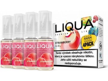 Liquid LIQUA CZ Elements 4Pack Strawberry 4x10ml-3mg (Jahoda)