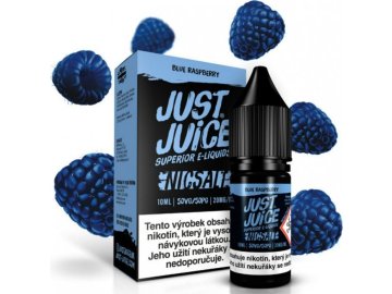 liquid just juice salt blue raspberry 10ml 20mg