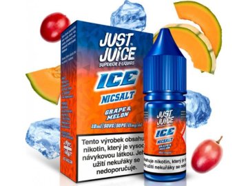 liquid just juice salt ice grape melon 10ml 20mg