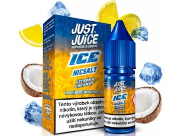 liquid just juice salt ice citron coconut 10ml 20mg