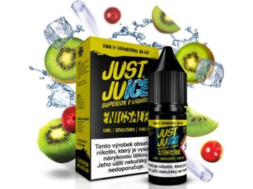 liquid just juice salt kiwi cranberry on ice 10ml 11mg