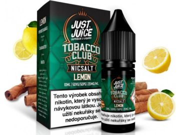 liquid just juice salt tobacco lemon 10ml 11mg