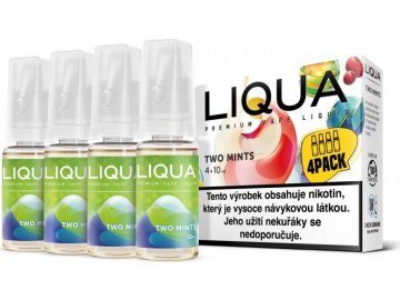 2904 1 liquid liqua cz elements 4pack two mints 4x10ml 6mg chut maty a mentolu