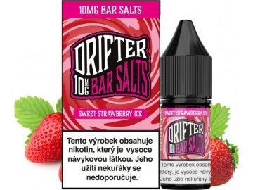 liquid drifter bar salts sweet strawberry ice 10ml 10mg