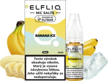 liquid elfliq nic salt banana ice 10ml 20mg