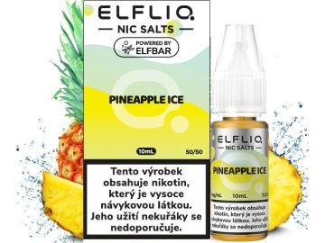 liquid elfliq nic salt pineapple ice 10ml 20mg