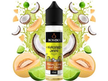 prichut bombo wailani juice sv 15ml melon lime and coco cukrovy meloun limetka a kokos