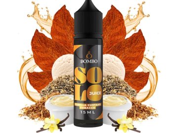 prichut bombo solo juice sv 15ml vanilla custard tobacco tabak s vanilkovym custardem
