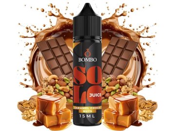 prichut bombo solo juice sv 15ml caramel choco nuts cokolada s karamelem a orechy