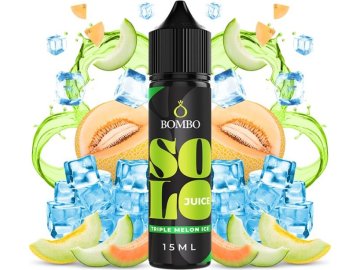 prichut bombo solo juice sv 15ml triple melon ice ledovy cukrovy meloun