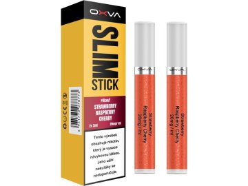 oxva slimstick pods cartridge strawberry raspberry cherry 20mg 2pack