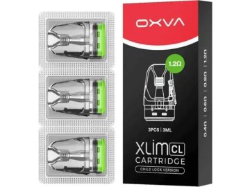 oxva xlim cl pod top fill cartridge 12ohm 3ml 3pack