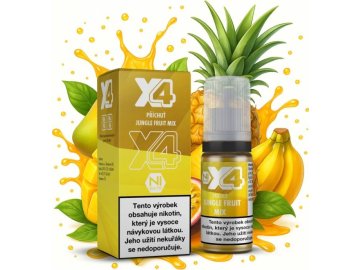 liquid x4 bar juice tropicke ovoce jungle fruit mix 10ml 20mg