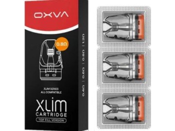 oxva xlim top fill cartridge 08ohm 3ml 3pack