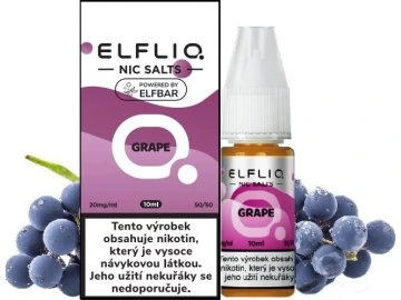 liquid elfliq nic salt grape 10ml 20mg