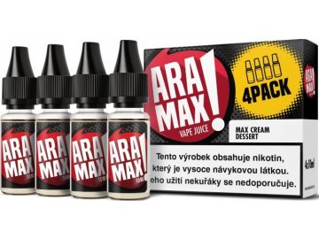 Liquid ARAMAX 4Pack Max Cream Dessert 4x10ml-6mg