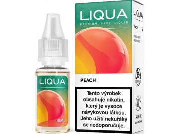 4472 1 liquid liqua cz elements peach 10ml 3mg broskev