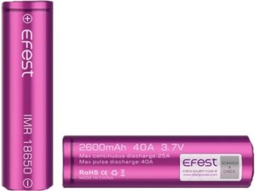 6910 efest baterie typ 18650 3500mah 20a