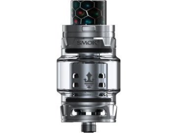 7141 6 smoktech tfv12 prince cloud beast clearomizer stribrna